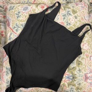SKIMS Black Sleeveless Bodysuit